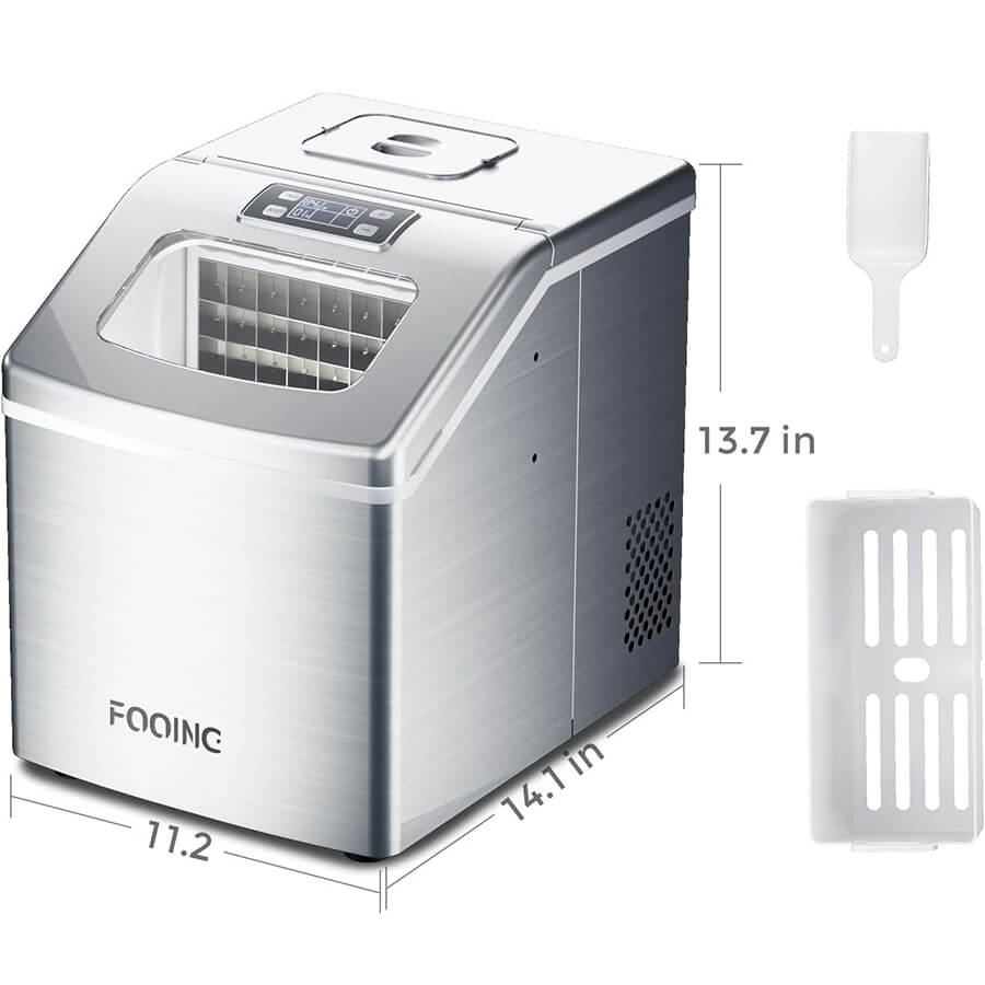 FOOING Automatic Self-Cleaning Ice Maker-7-Function introduction